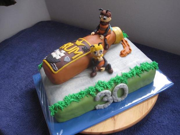 Včelí medvídci na rumu, torta, Rozprávkové torty Včelí medvídci na rumu, torta, Rozprávkové torty, OlgaC, 1