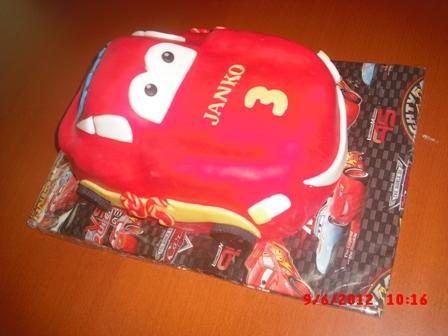 mc. queen, torta, Torty autíčka, vláčiky, dagaz, 1