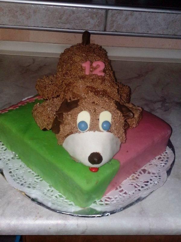 pes , torta, Narodeninové torty pes , torta, Narodeninové torty, erikaja, 1