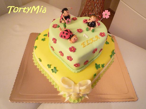 Torta s lienkami, torta, Torty so zvieratkami Torta s lienkami, torta, Torty so zvieratkami, TortyMia, 1