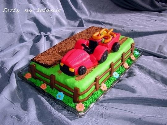 Farma traktor, torta, Narodeninové torty, Torty na zelanie, 1