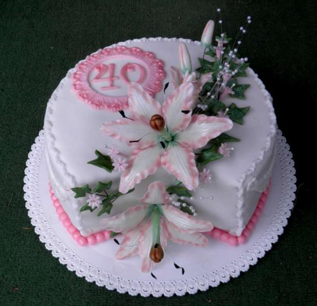 okrúhla 40, torta, Narodeninové torty okrúhla 40, torta, Narodeninové torty, martaK - MaM, 1