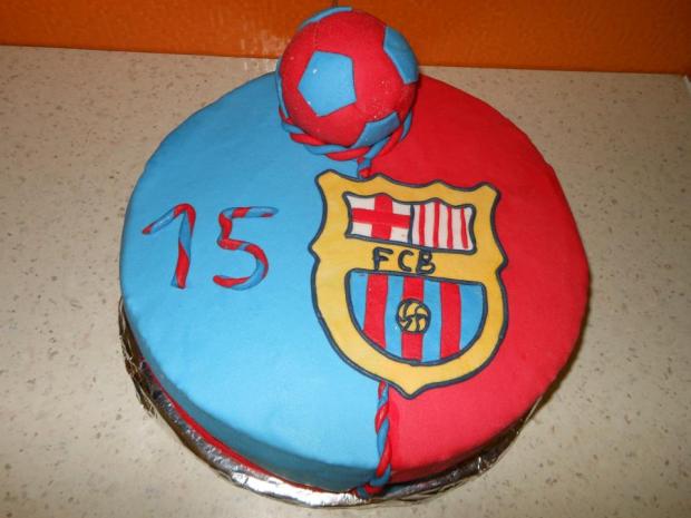 Barcelona, torta, Športové torty, janka84, 1