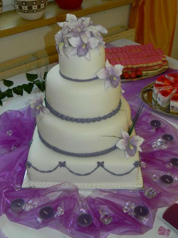 4-poschodová s orchideami , torta, Narodeninové torty 4-poschodová s orchideami , torta, Narodeninové torty, akinom, 1