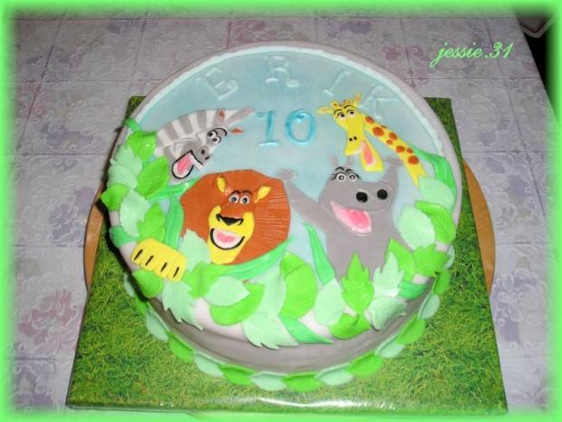 Madagaskar pre Erika, torta, Rozprávkové torty, jessie.31, 1