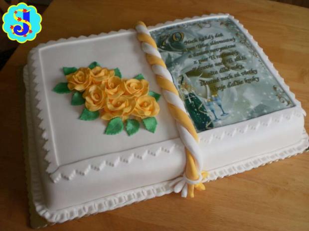 Otvorená kniha, torta, Narodeninové torty Otvorená kniha, torta, Narodeninové torty, Janka.S, 1
