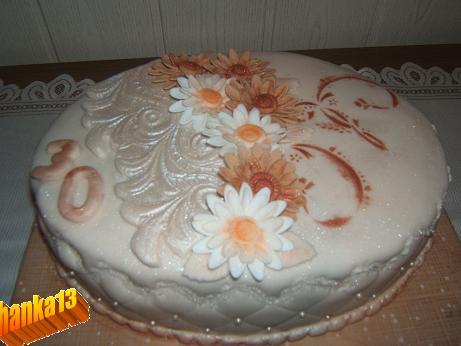 hnedý ovál, torta, Narodeninové torty hnedý ovál, torta, Narodeninové torty, hanka13, 1