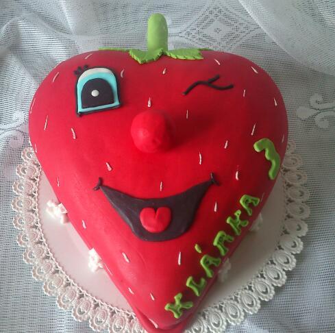 jahôdka , torta, Torty pre dievčatá, lucia311, 1