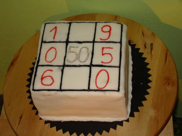 sudoku , torta, Narodeninové torty, anina1, 1
