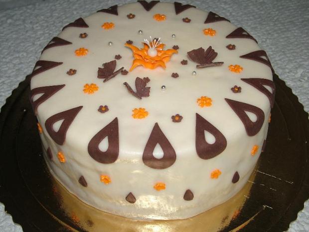 Jednoduchá s bielym chokoflexom, torta, Narodeninové torty, Macaca, 1