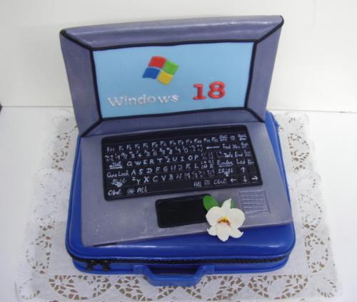 notebook2, torta, Netradičné torty notebook2, torta, Netradičné torty, Světluškaa, 1