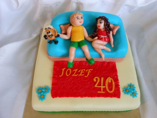 Veselá štyridsiatka, torta, Narodeninové torty Veselá štyridsiatka, torta, Narodeninové torty, eva.s, 1