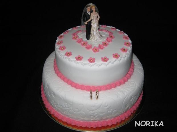 Jednoducha svadobna, torta, Svadobné torty, norika, 1