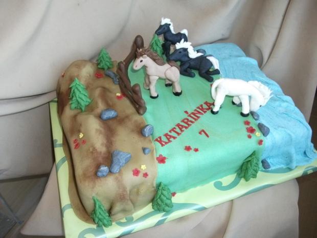 Koniky na luke, torta, Torty so zvieratkami Koniky na luke, torta, Torty so zvieratkami, Alenik, 1
