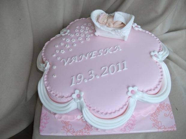 Krst-kvetinka..., torta, Torty na krstiny Krst-kvetinka..., torta, Torty na krstiny, Alenik, 1
