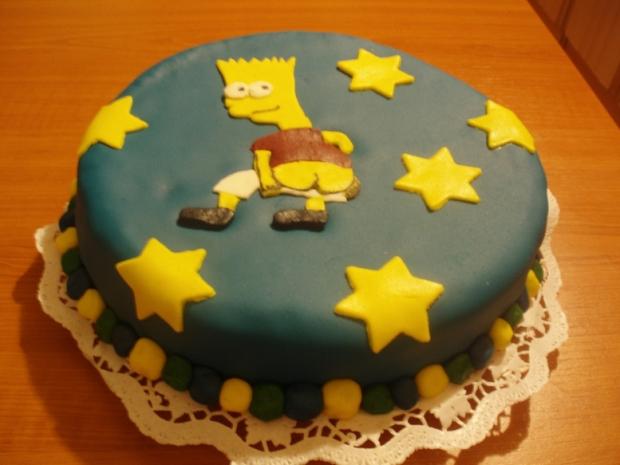 Bart Simpson, torta, Rozprávkové torty, Renky88, 1
