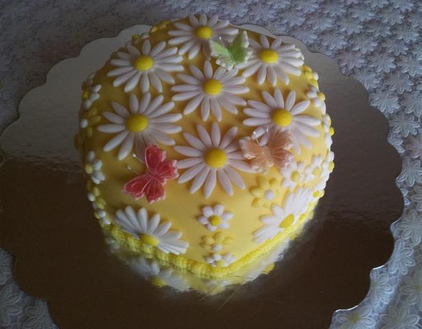 Margarétková malá 2kg tortička, torta, Puuusinka, 1