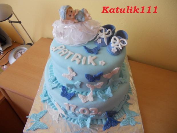 motyliková na želanie, torta, Torty na krstiny, katulik111, 1
