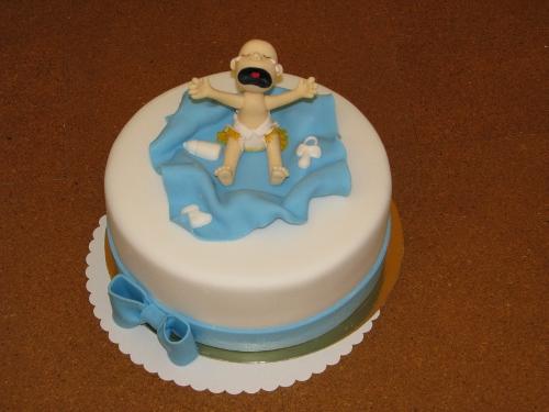Šťastnému ockovi, torta, Torty na krstiny Šťastnému ockovi, torta, Torty na krstiny, mamina Nada, 1