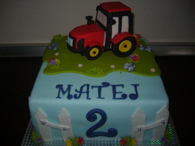 Matejkov traktor, torta, Ostané torty pre deti Matejkov traktor, torta, Ostané torty pre deti, Daducha, 1