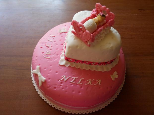 krstiny Nelka, torta, Torty na krstiny krstiny Nelka, torta, Torty na krstiny, Julka2119, 1