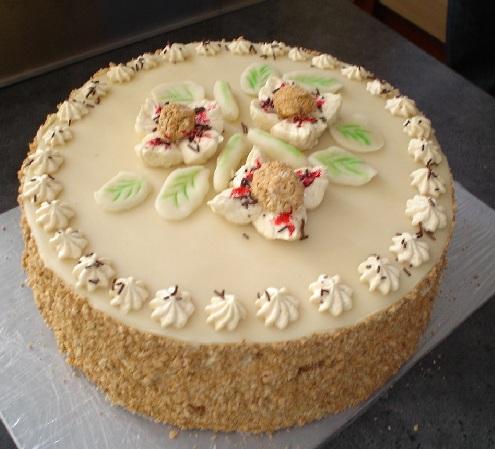 snehové kvety, torta, Narodeninové torty, Alois, 1