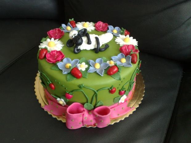 Shaun the Sheep trošku inak , torta, Narodeninové torty Shaun the Sheep trošku inak , torta, Narodeninové torty, Stelka33, 1