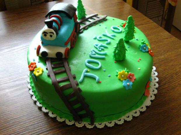 S vlacikom, torta, Torty autíčka, vláčiky, Jurdo81, 1