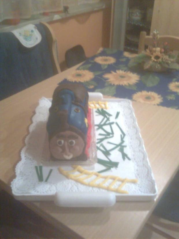 lokomotíva Tomáš, torta, Rozprávkové torty, dajdarax, 1