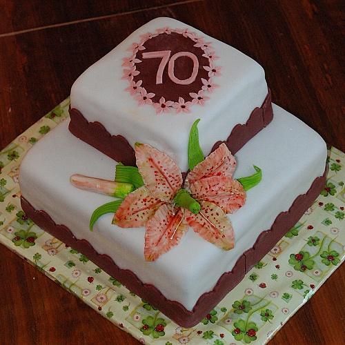 ľalia, torta, Narodeninové torty, lesika, 1
