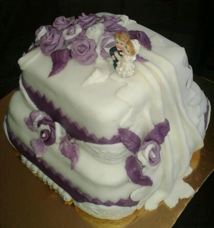 svdobna fialova, torta, Svadobné torty svdobna fialova, torta, Svadobné torty, Lenocka24, 1