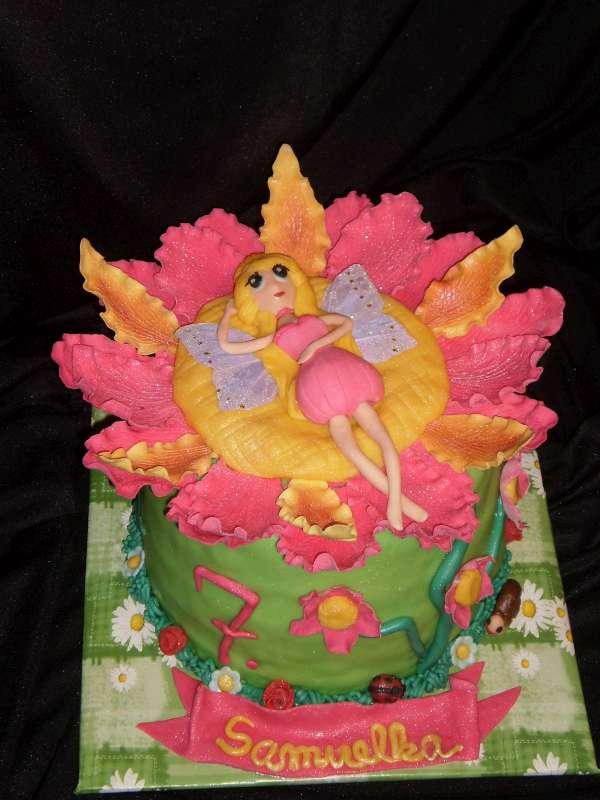 zasnená víla pre Samuelku, torta, Rozprávkové torty, akinom, 1
