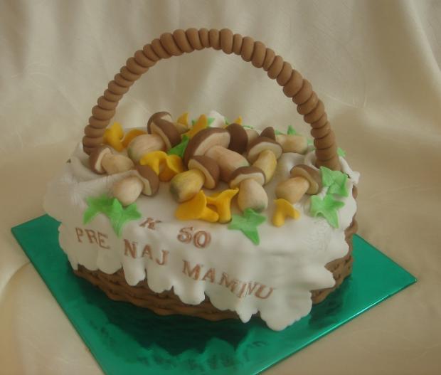 Košík s hubami, torta Košík s hubami, torta, Luci, 1