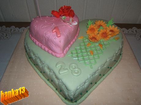 dvojitá oslava, torta, Narodeninové torty dvojitá oslava, torta, Narodeninové torty, hanka13, 1