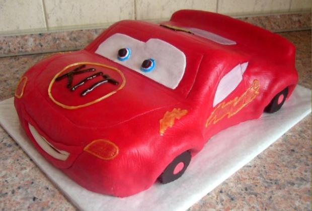 autíčko Cars, torta, Torty autíčka, vláčiky autíčko Cars, torta, Torty autíčka, vláčiky, Slavomíra, 1
