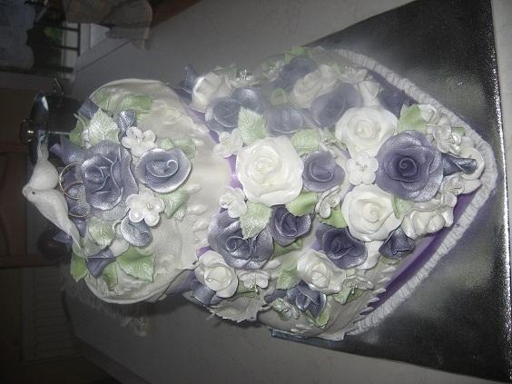 Poschodové srdce, torta, Svadobné torty, Veronika N., 1
