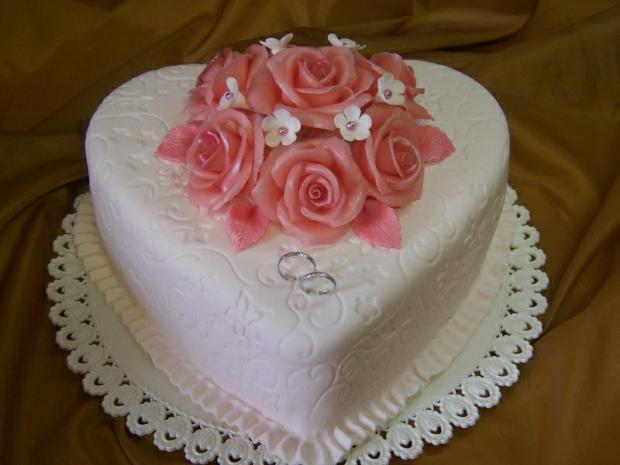 sv. srdiečko, torta, Svadobné torty sv. srdiečko, torta, Svadobné torty, gitanka, 1