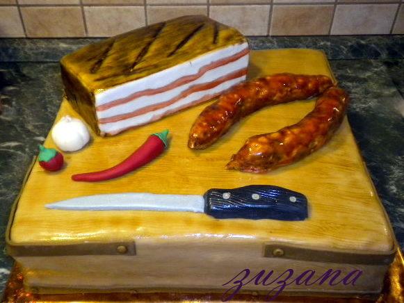 zabíjačkova torta, torta, Narodeninové torty zabíjačkova torta, torta, Narodeninové torty, edita155, 1