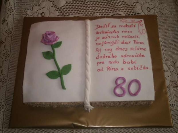 orechova kniha, torta, Narodeninové torty, Zdenci, 1