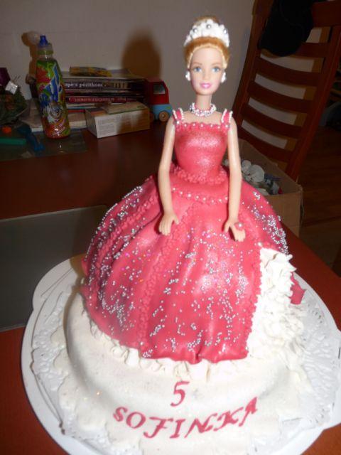 barbie Sofinka na objednavku, torta, Torty pre dievčatá, martazdar, 1