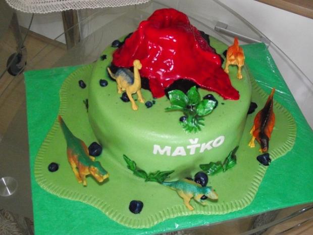 Dinosaury pre Maťka, torta, Torty so zvieratkami Dinosaury pre Maťka, torta, Torty so zvieratkami, leti, 1