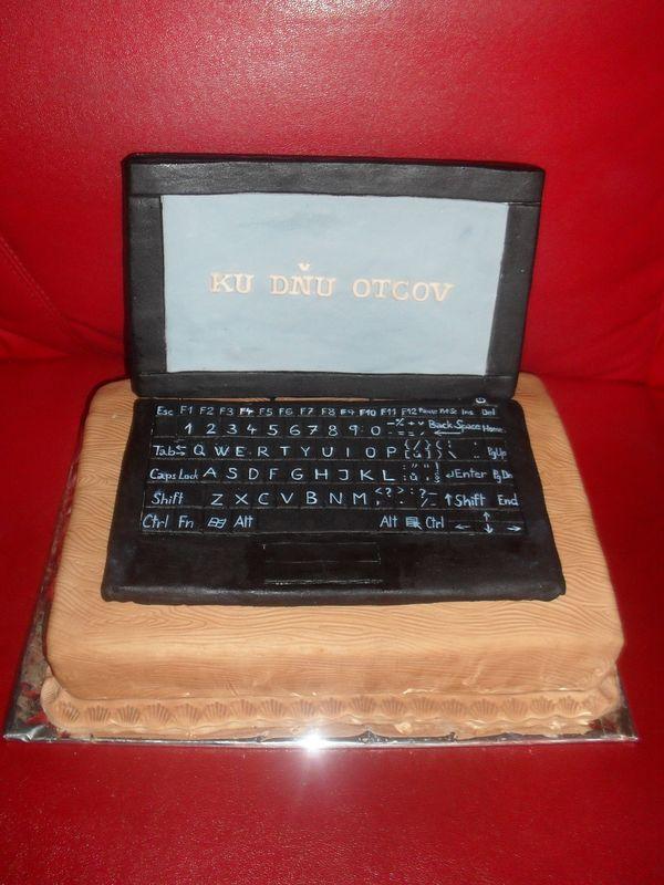 notebook, torta, Netradičné torty, melina19, 1