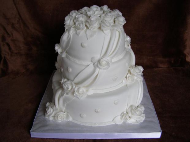 Svadobná v bielom, torta, Svadobné torty Svadobná v bielom, torta, Svadobné torty, Miruš 77, 1