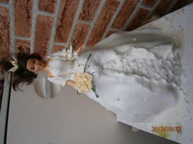Nevesta tmavovlaska, torta, Svadobné torty, olinockaaa, 1