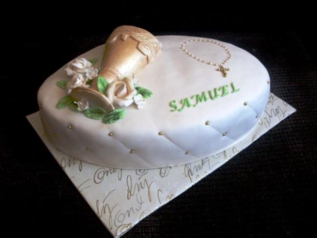 na 1.sv.prijímanie, torta, Torty na cirkevné sviatky, val38, 1