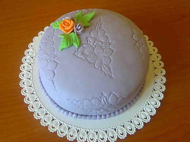 fialova pre svokru, torta, Narodeninové torty, fantafany, 1
