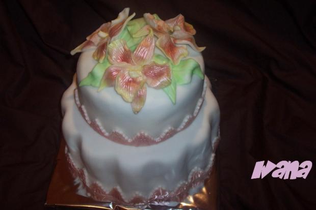 Orchidea, torta, Narodeninové torty Orchidea, torta, Narodeninové torty, Ivana111111, 1