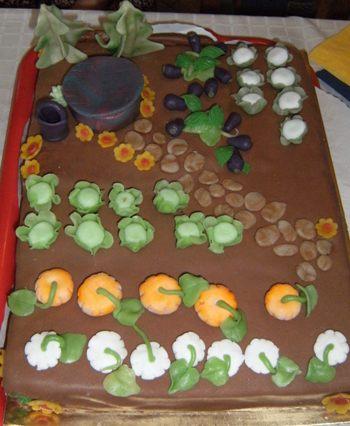 Zahradka, torta, Netradičné torty, OLINKA_liska_ryska, 1