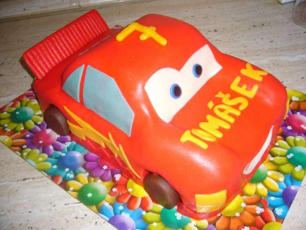Blesk McQueen, torta, Torty autíčka, vláčiky Blesk McQueen, torta, Torty autíčka, vláčiky, Irena O., 1