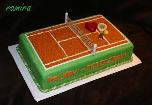 Tenisový kurt, torta, Športové torty Tenisový kurt, torta, Športové torty, ramira, 1